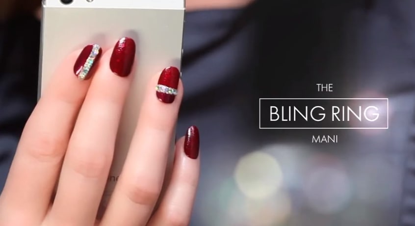 OPI Holiday: Bling Ring Mani Tutorial