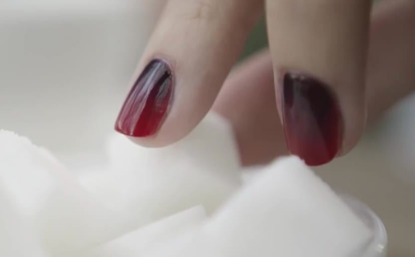 Cherry Bomb Ombre Nails (OPI Venice Collection)