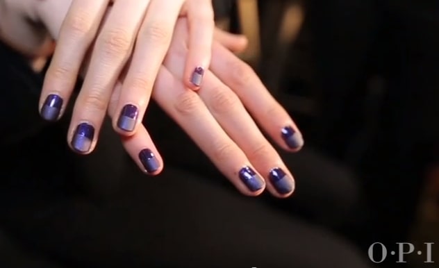 Halfsie Matte Mani with OPI @ Fashion Week (Charlotte Ronson FW15)