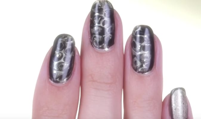 Venetian Drops Nail Art Using OPI GelColor
