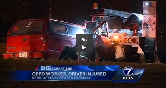 Neb. Worker Critically Injured After SUV Hits Bucket Truck