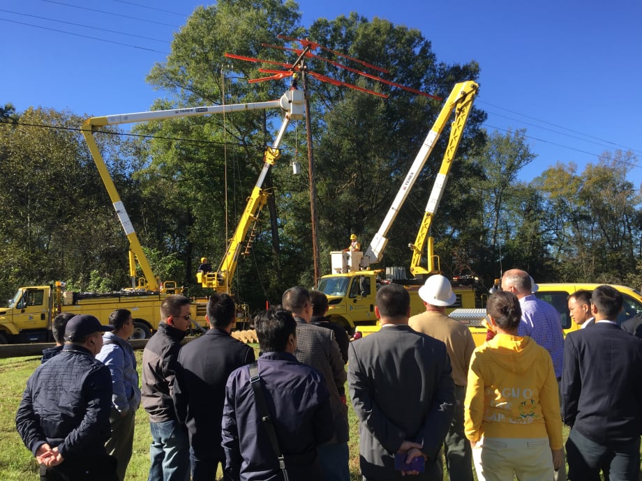 Terex Hosts Delegation of Chinese Electric Utilities