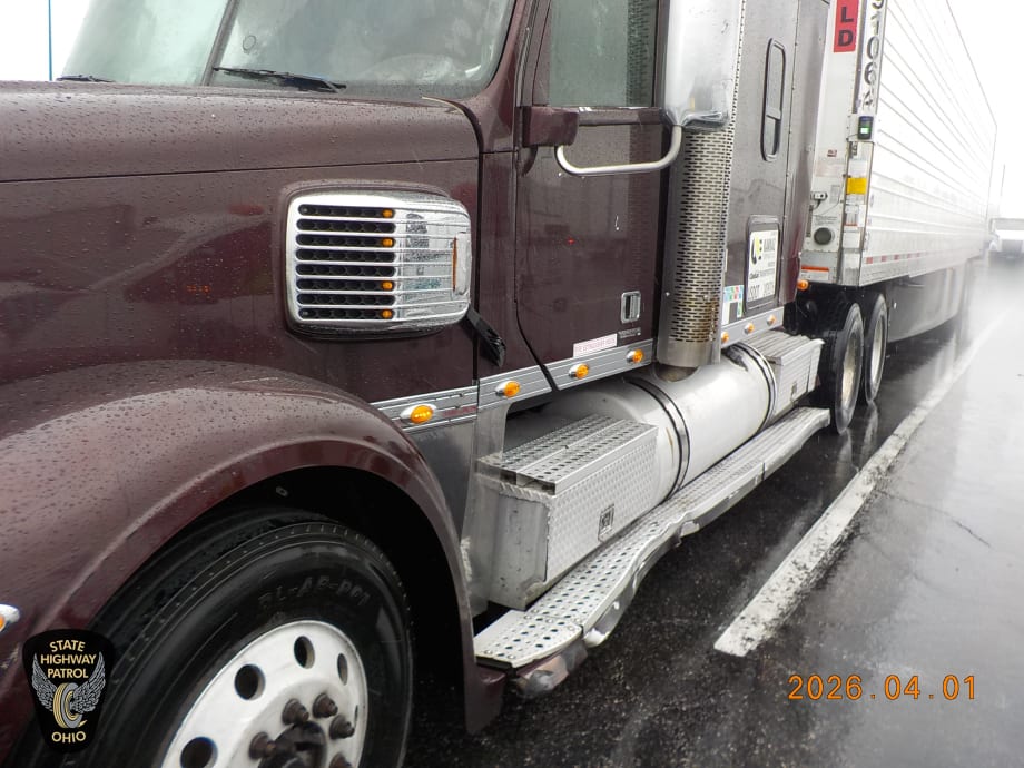 Alleged Ohio toll evasion truck.