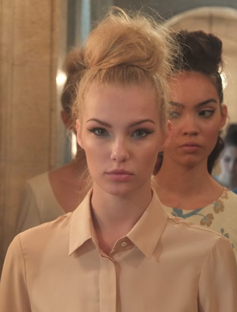 Deep Side Parts, Buns, Braids--Fall Hair Style Ideas