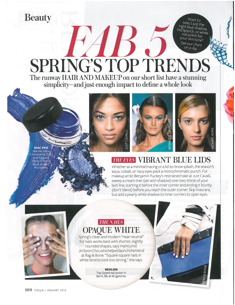 Opaque White Nails for Spring
