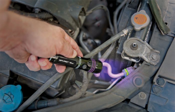 Opti-Pro Max True UV LED Leak-Detection Flashlight