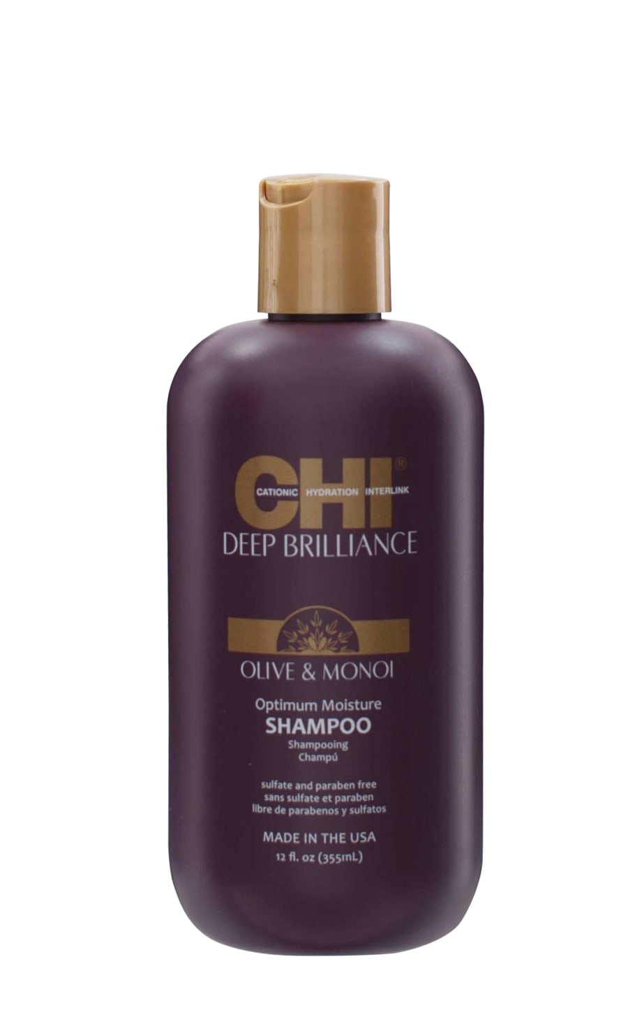 The CHI Deep Brilliance Olive & Monoi Oil Optimum Moisture Line