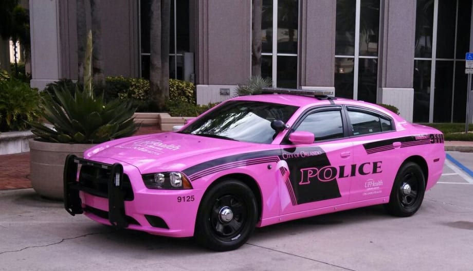 Fla. Cities' Pink Police Cars Support Breast Cancer Awareness