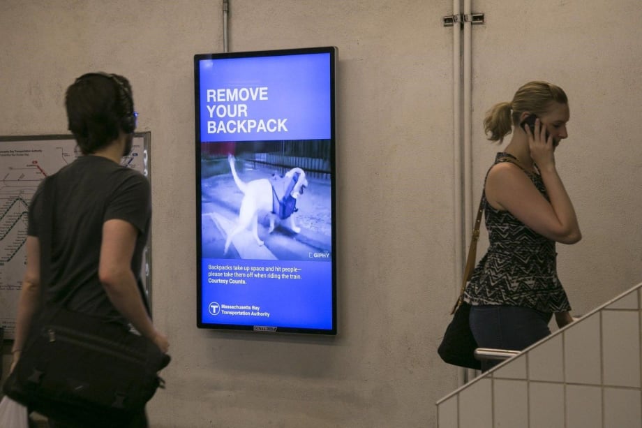 MBTA launches PSA campaign using full-motion GIFs