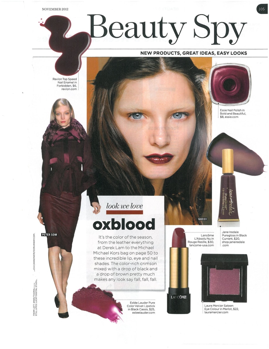 New Shade for Fall: Oxblood