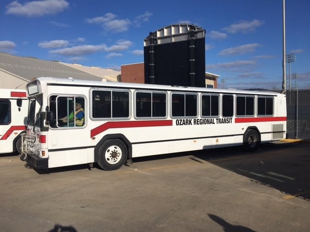 University fleet donates 2 buses to Ozark Regional Transit