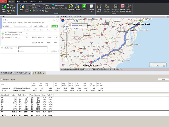 ALK’s PC Miler 28 Works with McLeod Software