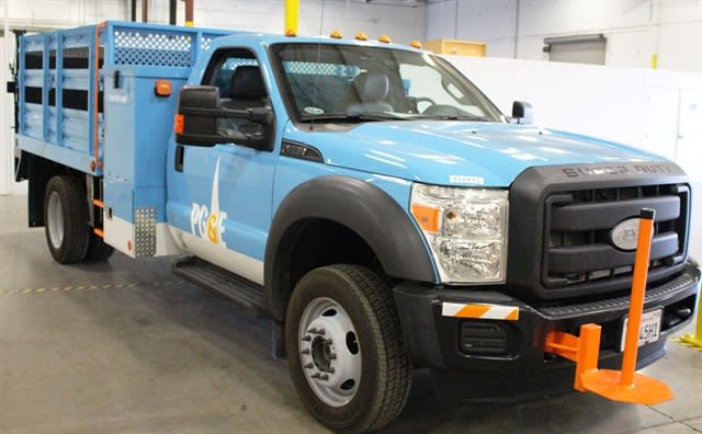 PG&E Displays Electric Trucks at SF International Auto Show