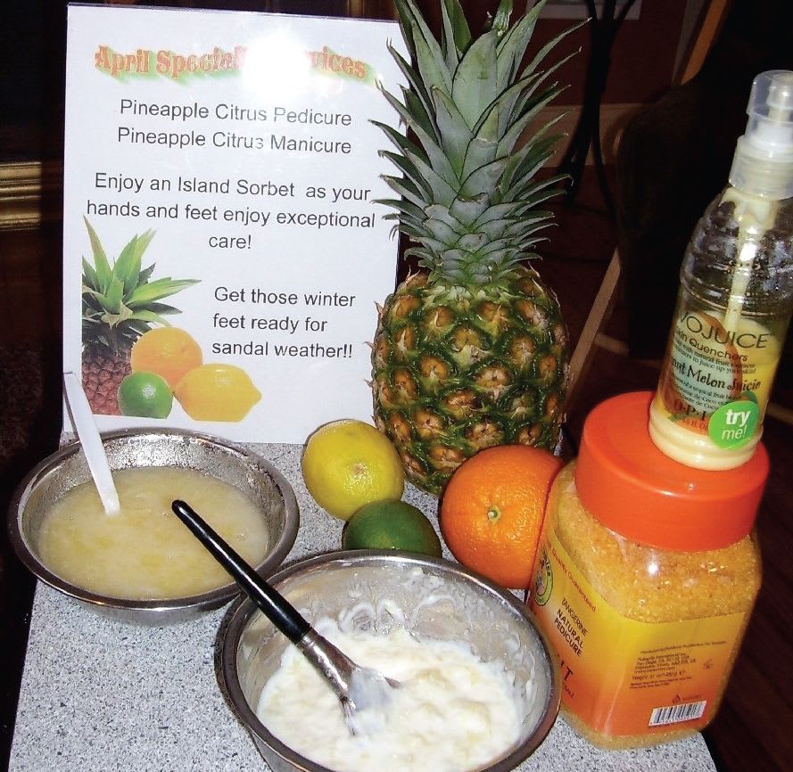 Signature Services: Pineapple Citrus Pedicure