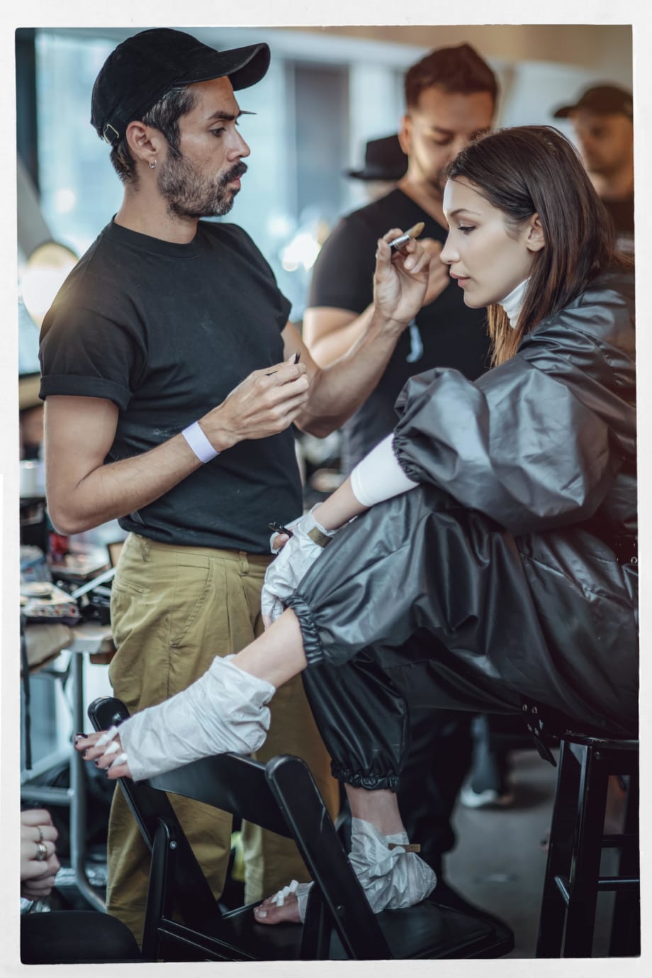 Voesh Pampers Prabal Gurung Models Backstage at NYFW