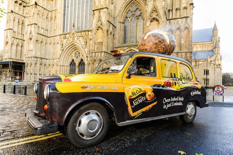 UK Company Rolls Out Potato Scented Taxi