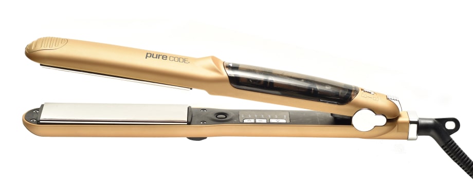 Purecode's Titanium Infuse Pro Straightening Iron with Argan Oil Infusion Technology