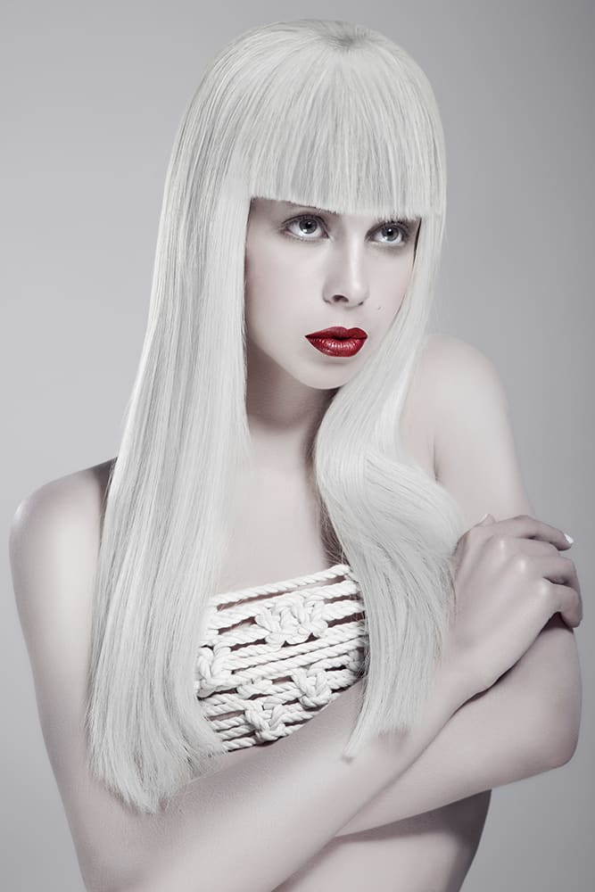 6 Fashionable Ways to Wear Icy White Hair Color