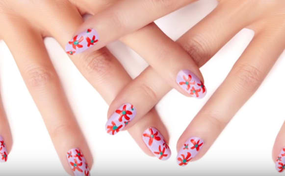 Essie Nail Art: Palm Beach Chic