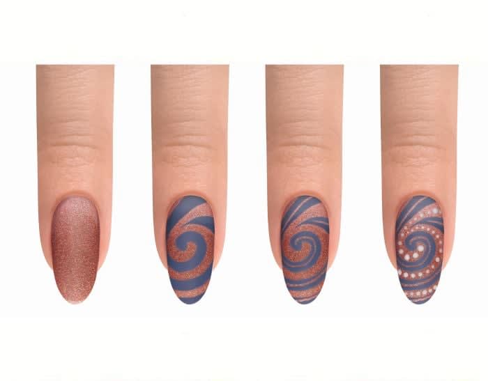 Winterized Nail Art by Gelish
