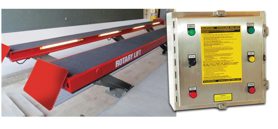 Parallelogram Wash Bay Lift Package 