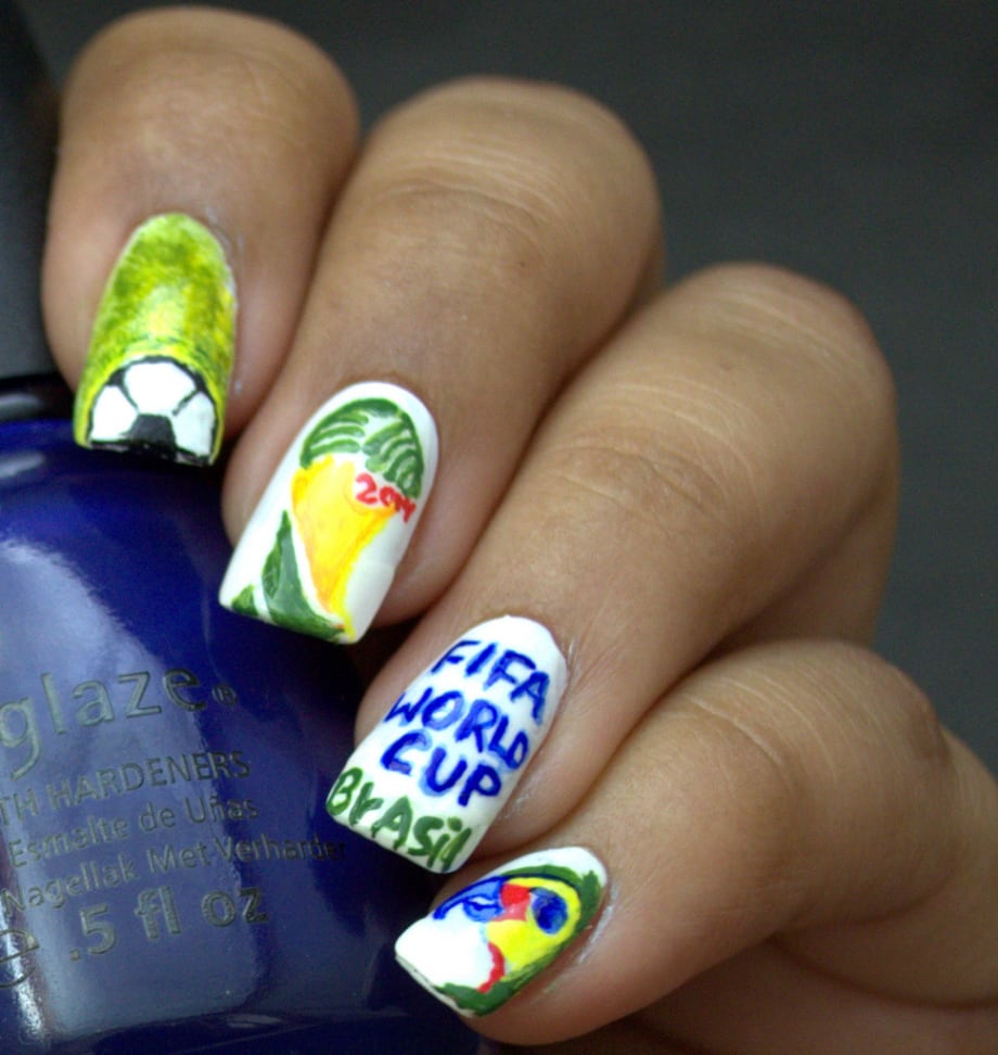 World Cup 2014 Nail Art