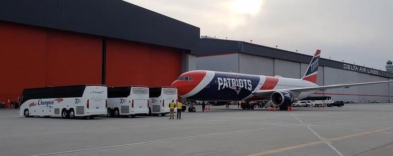 Champion Coach carries champions to Super Bowl in MCI J4500s