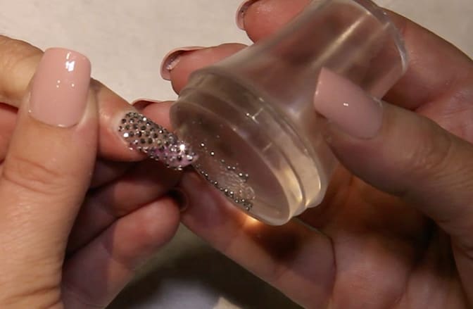 Pavé Crystal Stamping Templates Demo