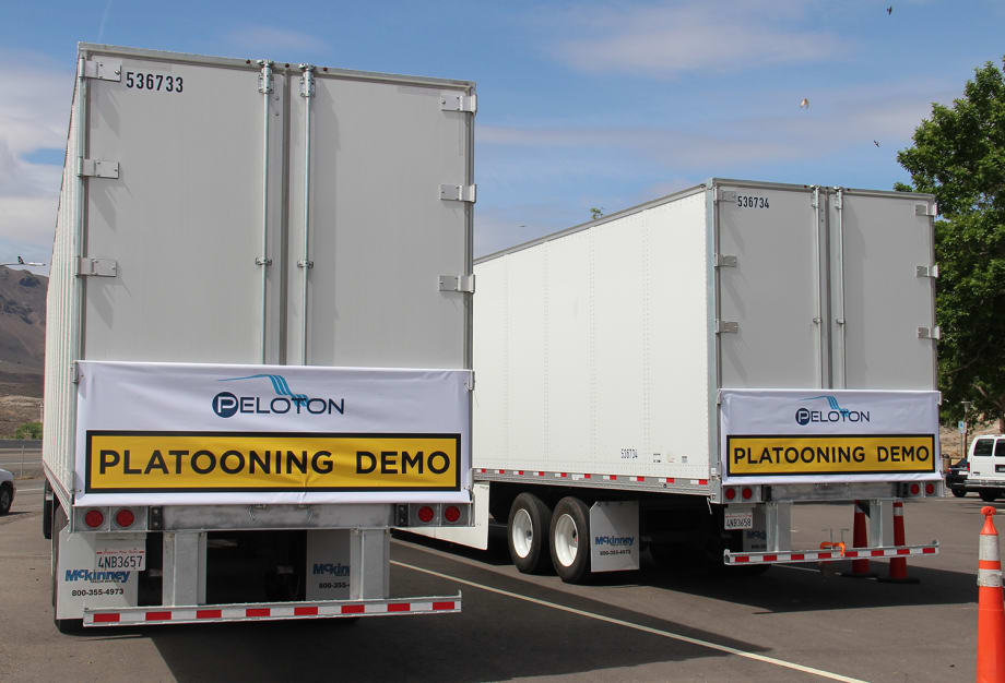 Truck Platooning System Offers Fuel Savings Potential
