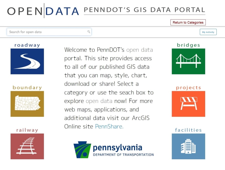 New PennDOT portal gives public access to transportation data 