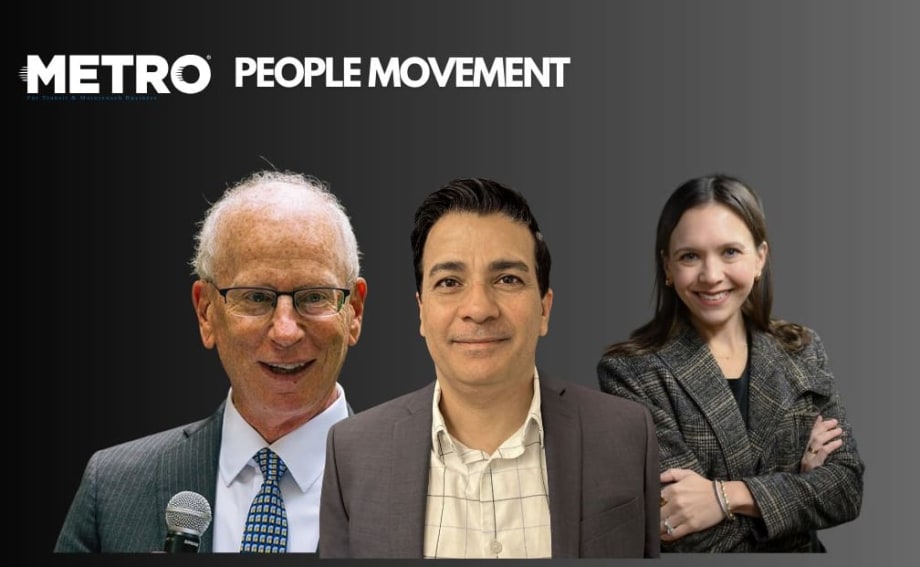 David Carol, Baker Alloush, and Jesse Lazarus from METRO's People Movement February 4 edition.