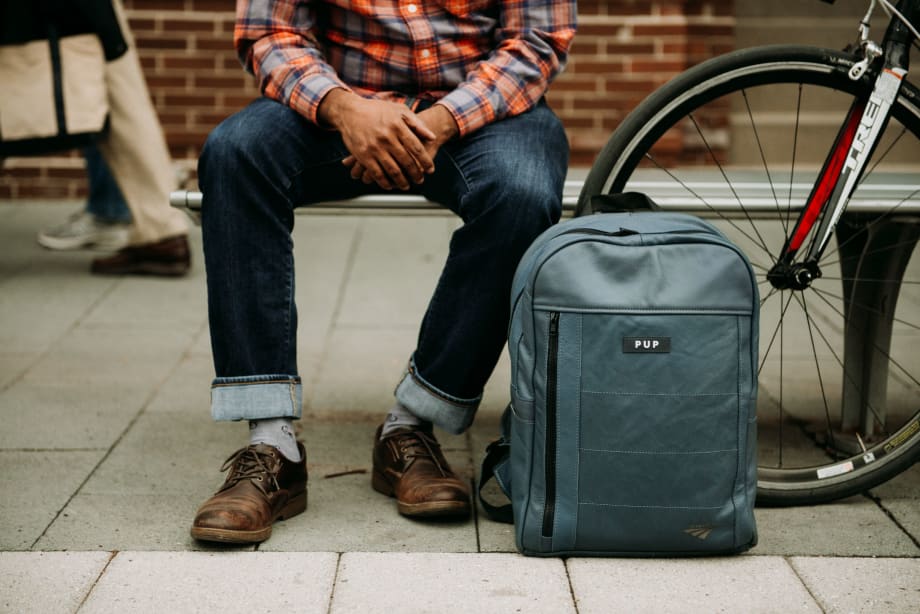 Nonprofit repurposes Amtrak Acela seating into luxury bags