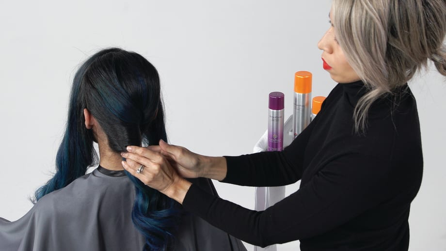 HOW-TO: Twisted Low Ponytail Idea