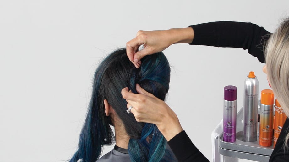 HOW-TO: Twisted Low Ponytail Idea