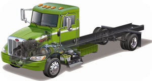 Peterbilt Introduces Electric Hybrid Tractor