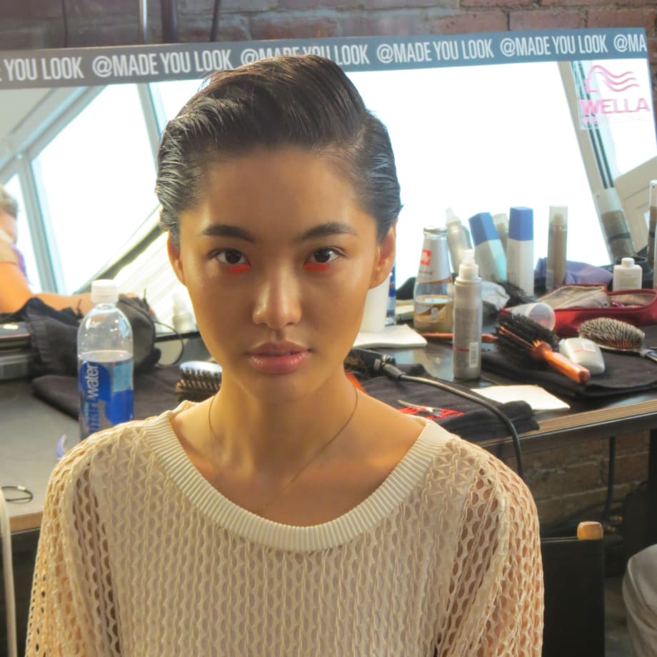 NYFW: Eugene Souleiman's Edgy Braid at Peter Som S/S '15