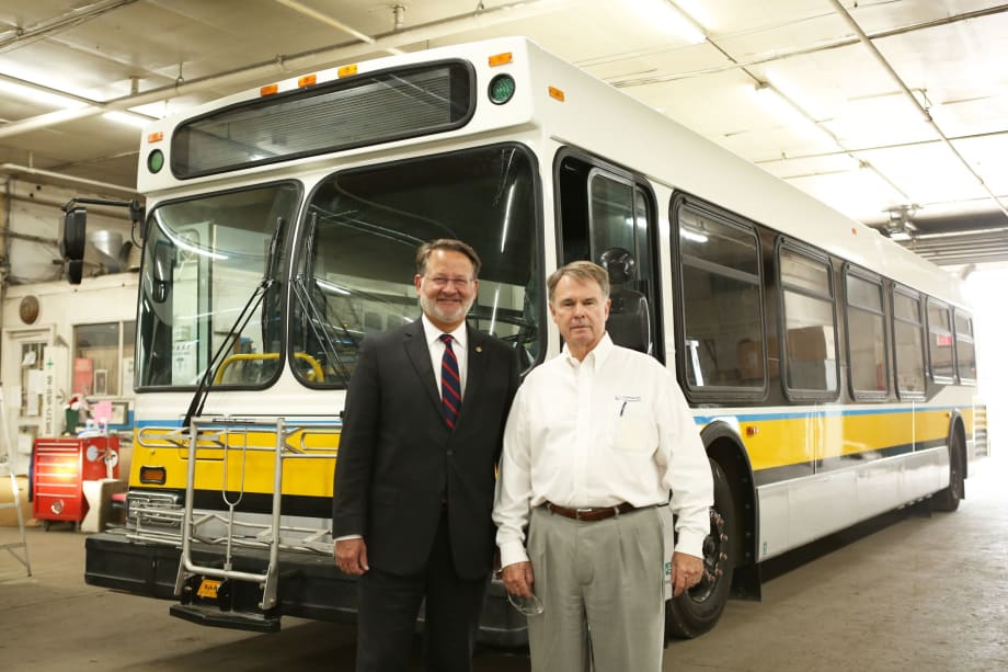 Senator visits Midwest Bus Corp., lauds job creation