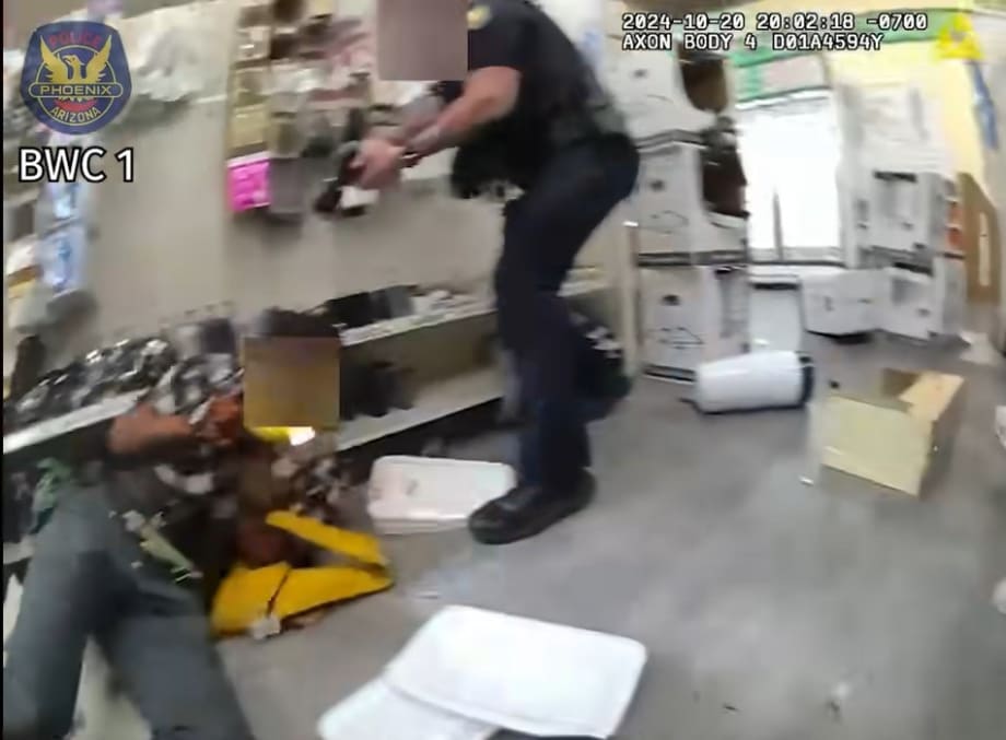 Video: Phoenix Officer Fatally Shoots Man During Fight Inside Store