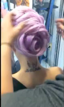 Rose-Inspired Updo from MODERN's Facebook: The How To