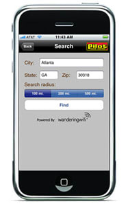 New iPhone Application For Finding Pilot Locations