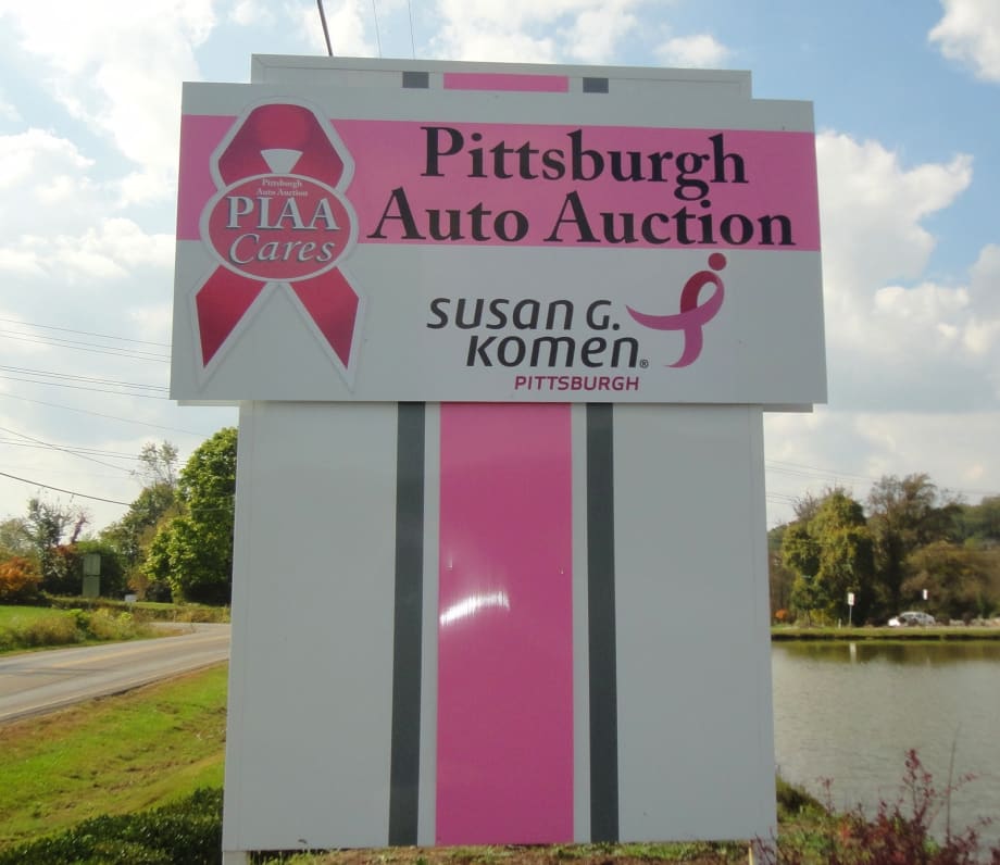 Pittsburgh Auto Auction Goes Pink in October