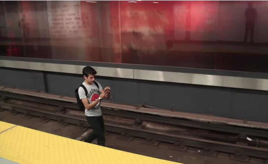 Man charged for hopping on subway tracks for Pokémon Go video