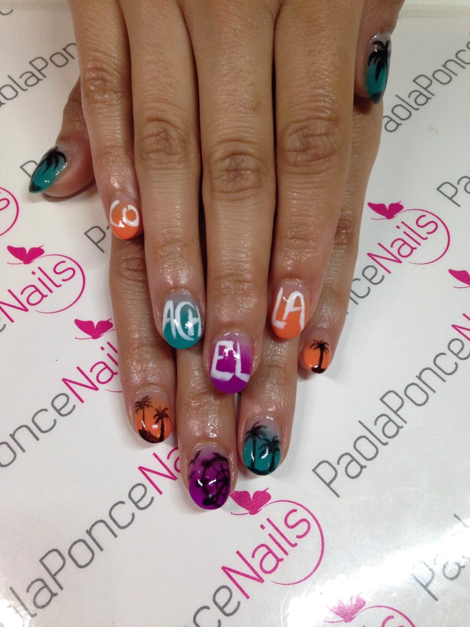 Music Festival Nail Art