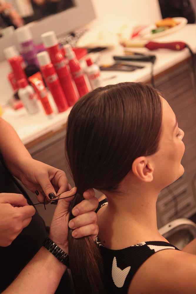 FASHION WEEK: Low LOW Ponytails at Elizabeth and James