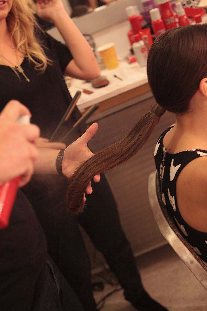 FASHION WEEK: Low LOW Ponytails at Elizabeth and James