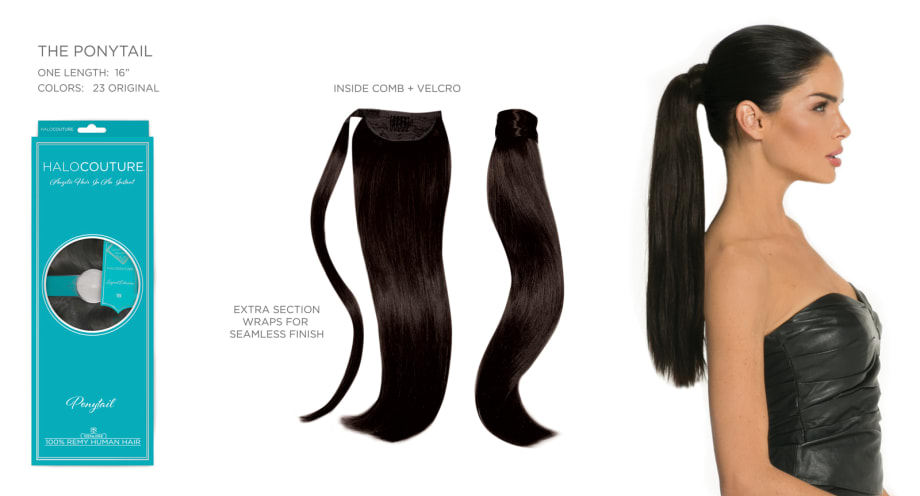HALOCOUTURE Ponytail for Instantly Lush Length