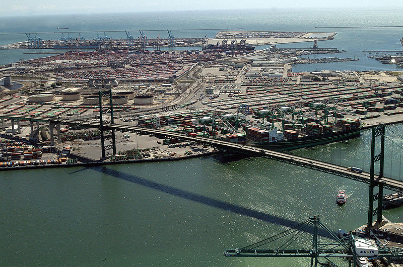 Port of Los Angeles Truckers on Strike