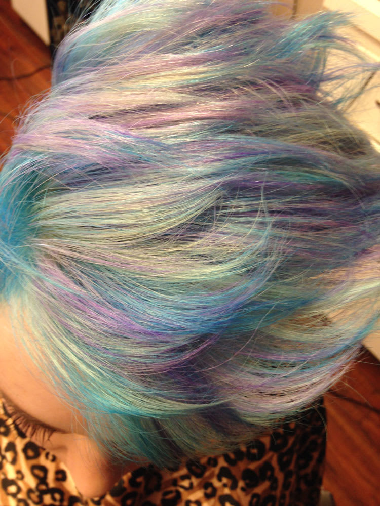 HOW-TO: Lavender, Mint & Blue Faux-Hawk Inspired by P!nk