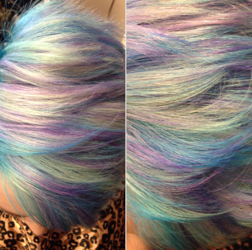 HOW-TO: Lavender, Mint & Blue Faux-Hawk Inspired by P!nk