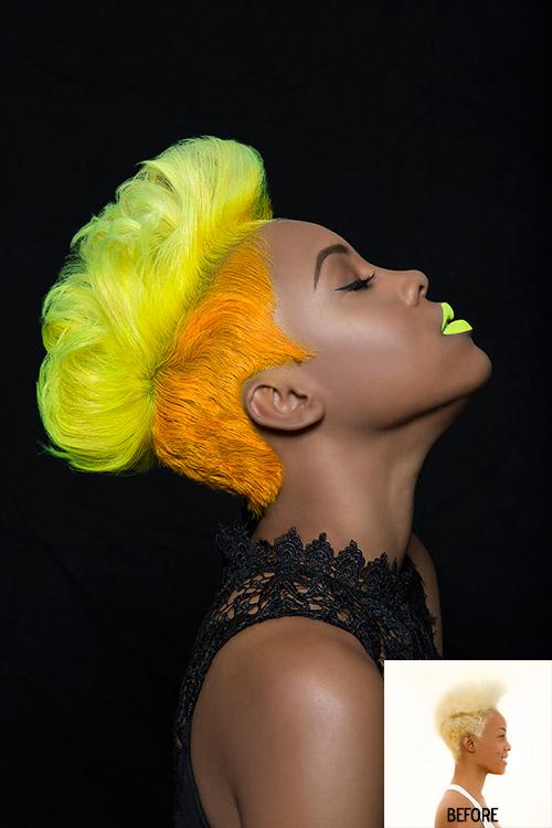 Pravana Chromasilk Neons Colorblock Tutorial